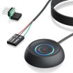 Botón de encendido externo LHKLUK KG-A para PC con cable de 3 metros