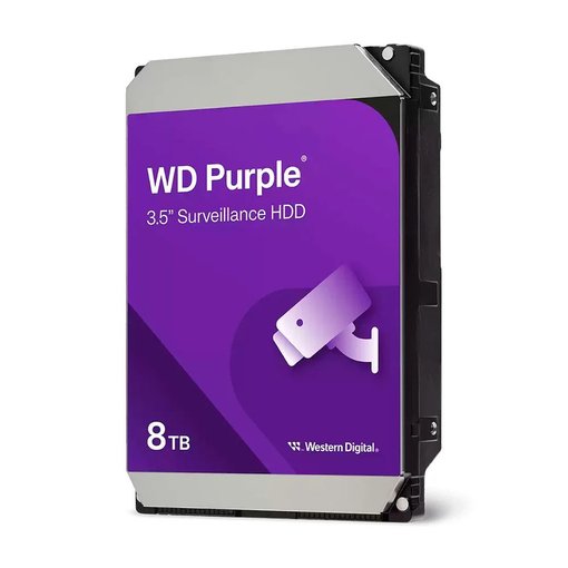 Imagen de DISCO DURO WESTERN DIGITAL PURPLE 8TB 3.5 SATA 5640RPM 256MB WD85PURZ-SPC4WY2
