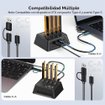 Imagen de DOCKING STATION SEINIKAY S30174P2 PARA 4 SSD M.2 NVME/SATA USB-C 10GBPS CON VENTILADOR