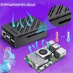 Imagen de RASPBERRY PI 5 SANOOV 4GB RAM STARTER KIT CON ACTIVE COOLER Y CASE ABS