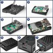 Imagen de RASPBERRY PI 5 SANOOV 4GB RAM STARTER KIT CON ACTIVE COOLER Y CASE ABS