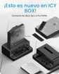 Imagen de CLONADORA ICY BOX DOCKING CLONESTATION M.2 NVME SATA 2.5/3.5 SSD HDD USB-C 10GBPS BIDIRECCIONAL