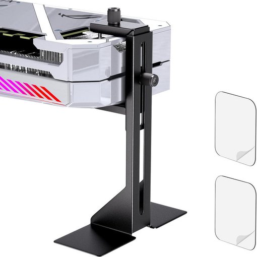 Imagen de SOPORTE GPU JOYJOM AJUSTABLE 35-120MM ANTI-SAG PARA TARJETA DE VIDEO BLACK