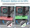 Imagen de SOPORTE GPU JOYJOM AJUSTABLE 35-120MM ANTI-SAG PARA TARJETA DE VIDEO BLACK