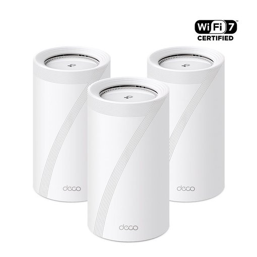Imagen de DECO MESH TP-LINK BE85 BE22000 WIFI 7 TRIBANDA 3 PACK
