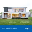 Imagen de CAMARA IP TP-LINK TAPO C630 KIT 3K 5MP PAN/TILT WIFI EXTERIOR CON PANEL SOLAR IP65