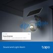 Imagen de CAMARA IP TP-LINK TAPO C630 KIT 3K 5MP PAN/TILT WIFI EXTERIOR CON PANEL SOLAR IP65