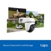 Imagen de CAMARA IP TP-LINK TAPO C630 KIT 3K 5MP PAN/TILT WIFI EXTERIOR CON PANEL SOLAR IP65