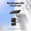 Imagen de CAMARA IP TP-LINK TAPO C645D KIT DOBLE LENTE 2K+2K WIFI EXTERIOR PANEL SOLAR IP65