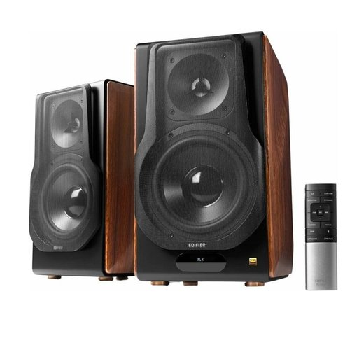 Parlantes EDIFIER S3000MKII Brown Hi‑Res inalámbricos con woofer de 6.5" y tweeter de cinta plana