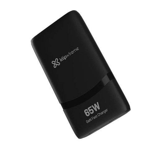 Cargador Klip Xtreme KMC‑490 USB‑C PD 65W compacto y portátil