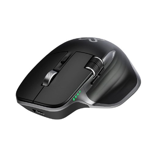 Mouse Klip Xtreme KMB‑550 inalámbrico ergonómico negro con sensor óptico