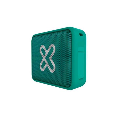 Parlante Klip Xtreme Nitro KBS‑025GN portátil verde con luces LED y conectividad Bluetooth