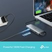 Imagen de HUB USB-C TP-LINK UH6120C 6 EN 1 HDMI 4K 60HZ GIGABIT PD 100W