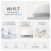 Imagen de DECO MESH TP-LINK BE25 BE5000 WIFI 7 DOBLE BANDA 3 PACK 2.5G
