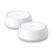 Sistema Mesh TP-Link Deco BE25 BE5000 Wi-Fi 7 con dos unidades blancas