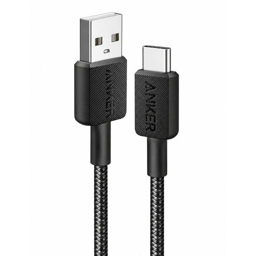Imagen de CABLE ANKER 322 USB-A A USB-C 6FT 1.8M BLACK A81H6H11