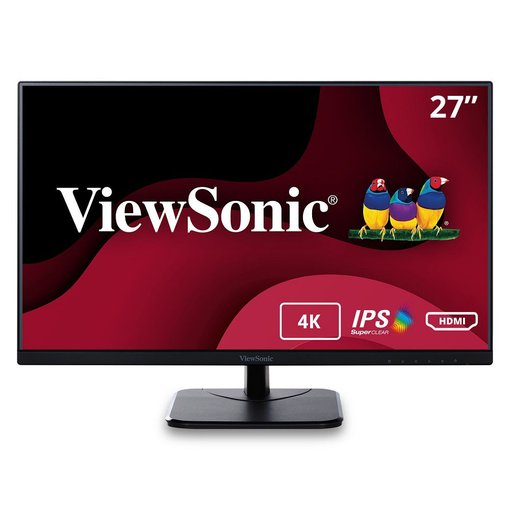 Imagen de MONITOR VIEWSONIC 27" VA2756-4K-MHD IPS 4K UHD HDR10 60HZ HDMI DISPLAYPORT
