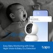 Imagen de CÁMARA IP TP-LINK TAPO C250 4K 8MP WI-FI 360° VISIÓN NOCTURNA AUDIO BIDIRECCIONAL