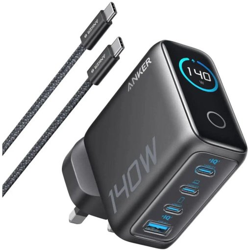 CARGADOR ANKER 140W 4 PUERTOS USB-C B2697GZ1 PD 3.1