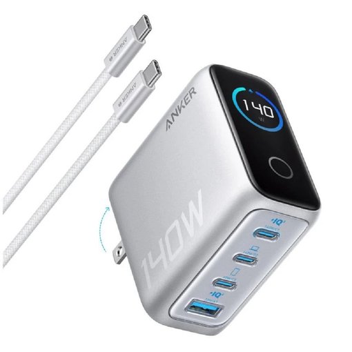 CARGADOR ANKER 140W 4 PUERTOS USB-C B2697G41 PD 3.1