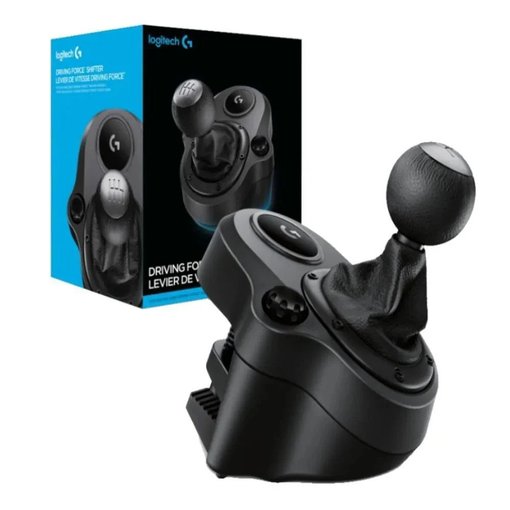 Palanca de cambio Logitech G Driving Force Shifter 941-000119 de seis velocidades, compatible con G29, G920 y G923.