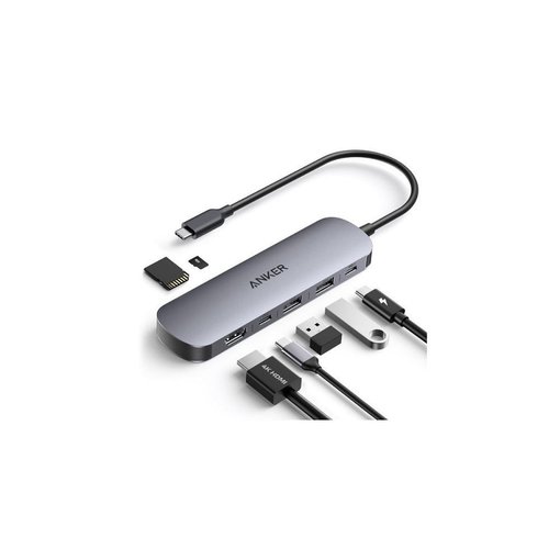 HUB USB-C ANKER 7 EN 1 A83D2HA1 HDMI 4K 60HZ