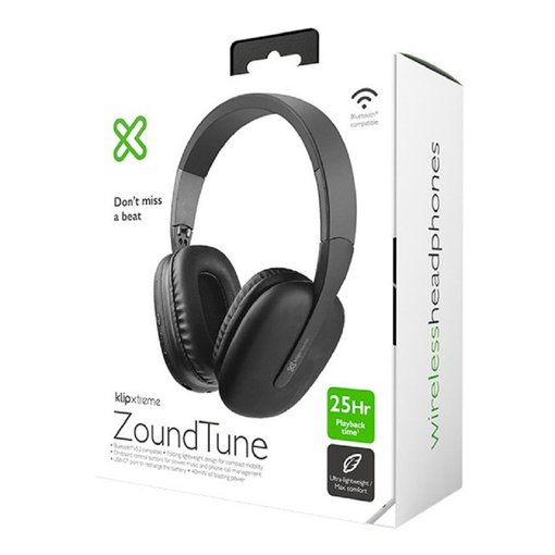 VINCHA KLIP XTREME ZOUNDTUNE KWH-010BK BLUETOOTH 5.2 NEGRA