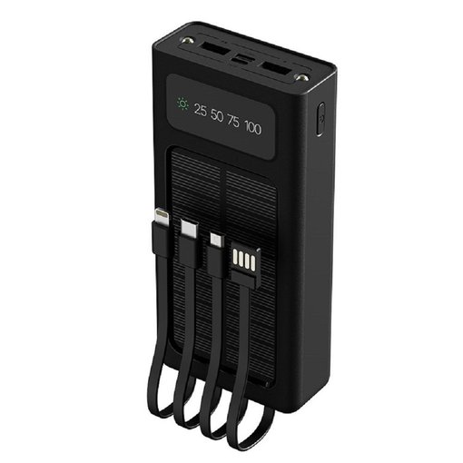 XTECH POWER BANK 20000MAH XPB-200 CON PANEL SOLAR
