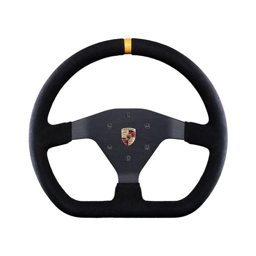 Aro de volante Fanatec Podium Porsche 911 GT3 Cup UH_R911 de 320 mm en gamuza con emblema Porsche