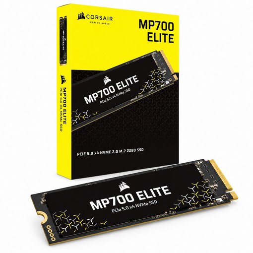 Disco SSD M.2 Corsair MP700 ELITE 4TB CSSD-F4000GBMP700ENH PCIe 5.0 sin disipador