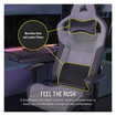 Imagen de SILLA GAMER CORSAIR T3 RUSH GRAY/CHARCOAL CF-9010056-WW