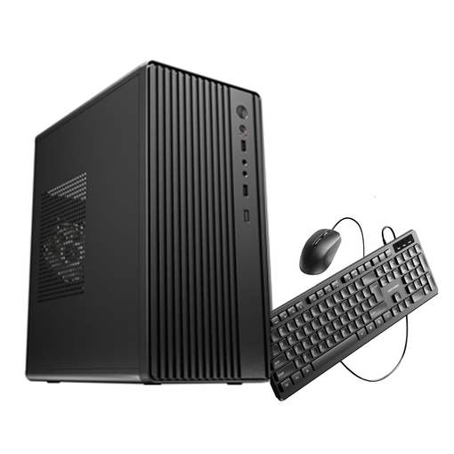 Imagen de GABINETE SPARTAN A1 COMBO CON FUENTE TECLADO Y MOUSE BLACK