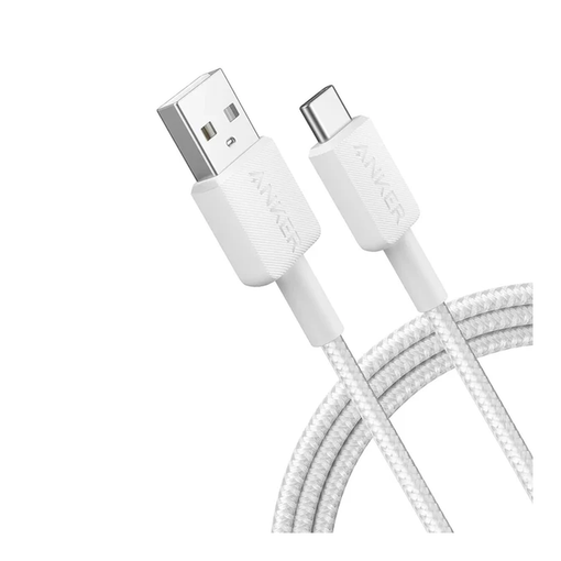 Imagen de CABLE USB-A A USB-C ANKER 322 6FT WHITE A81H6H21