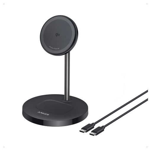 Imagen de CARGADOR INALÁMBRICO ANKER MAGGO 2 EN 1 A2544J21