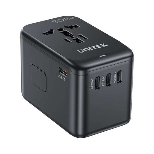 Imagen de CARGADOR UNIVERSAL UNITEK 100W GAN P1123ABK