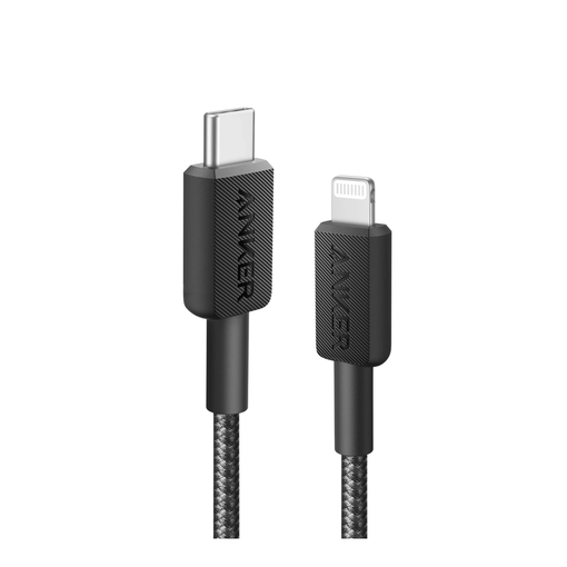 Imagen de CABLE USB-C A LIGHTNING ANKER 322 6FT BLACK A81B6H11