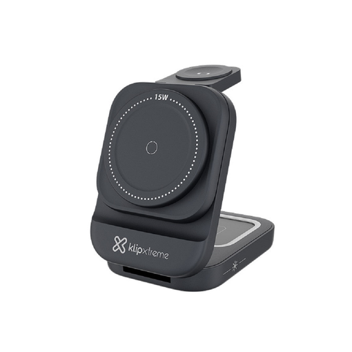 Imagen de CARGADOR INALÁMBRICO KLIP XTREME KDC-150 3 EN 1