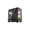 Imagen de GABINETE XYZ AURORAX 50 E-ATX BLACK 3 FAN ARGB X-CS-AURORAX-50-B XYZ-SA-1020