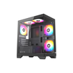 Imagen de GABINETE XYZ TITANIUM VIEW LITE BLACK M-ATX 6 FAN ARGB X-CS-TITANIUMVIEWLT-B XYZ-SA-943