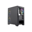 Imagen de GABINETE XYZ TITANIUM VIEW LITE BLACK M-ATX 6 FAN ARGB X-CS-TITANIUMVIEWLT-B XYZ-SA-943