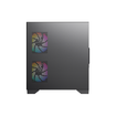 Imagen de GABINETE XYZ TITANIUM VIEW LITE BLACK M-ATX 6 FAN ARGB X-CS-TITANIUMVIEWLT-B XYZ-SA-943