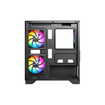 Imagen de GABINETE XYZ TITANIUM VIEW LITE BLACK M-ATX 6 FAN ARGB X-CS-TITANIUMVIEWLT-B XYZ-SA-943