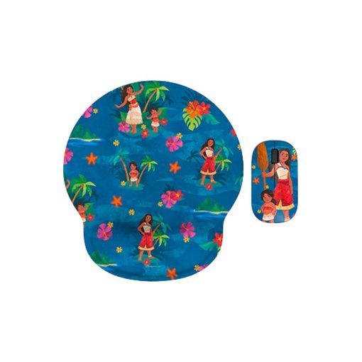 Imagen de MOUSE Y MOUSE PAD XTECH DISNEY MOANA XTM-DKT3MO
