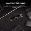 Imagen de DISCO SSD M.2 CORSAIR MP600 ELITE 4TB NVME PCIE 4.0 CSSD-F4000GBMP600ENH
