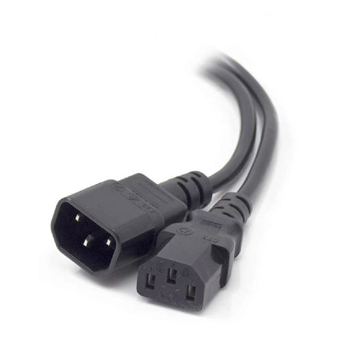 Imagen de CABLE DE ALIMENTACIÓN EXTENSIÓN IEC C13 A C14 GENÉRICO