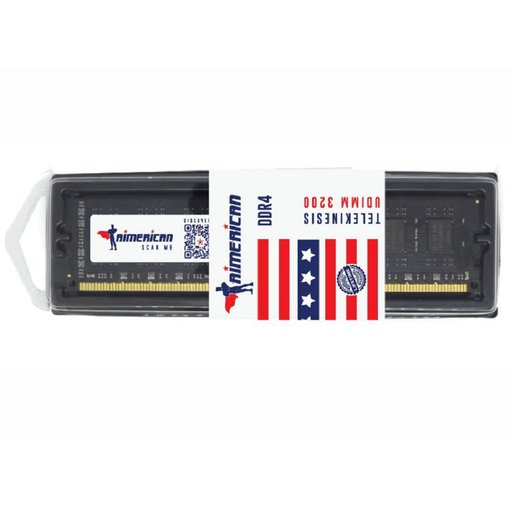 Memoria RAM Aimerican Telekinesis DDR4 de 8 GB y 3200 MHz con PCB negro