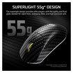 Imagen de MOUSE CORSAIR GAMING SABRE V2 PRO CARBON FIBER WIRELESS BLACK 33K DPI CH-931G200-WW