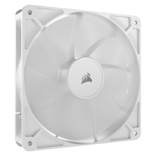 Ventilador CORSAIR RS140 blanco de 140 mm con aspas para alto flujo de aire