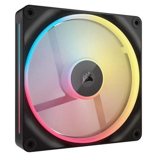Ventilador CORSAIR iCUE LINK LX140-R RGB negro de 140 mm con rotor invertido e iluminación RGB